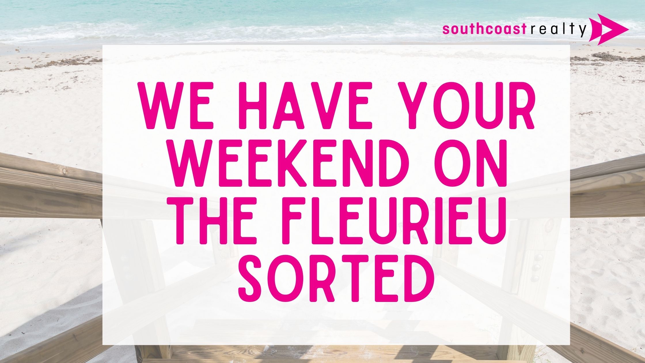 Your weekend on the Fleurieu sorted